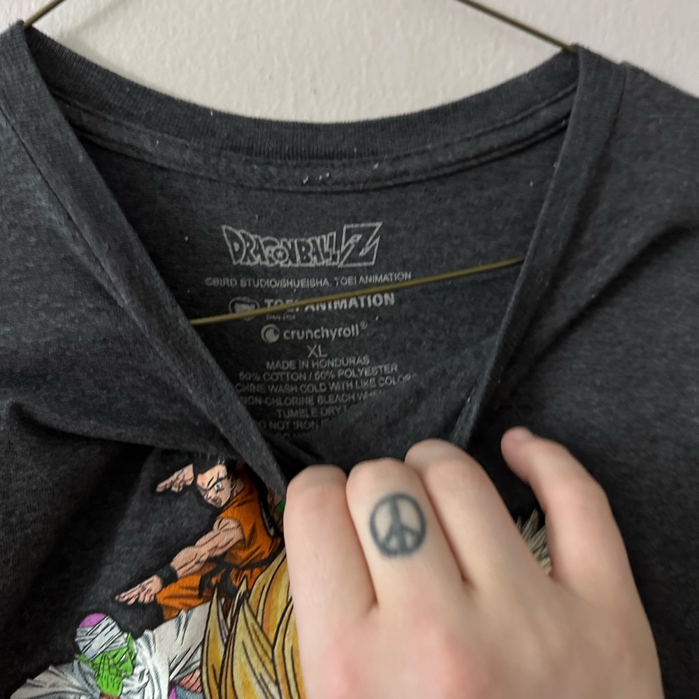 Kids' 'Team Awesome' DragonBall Z Black Graphic T-Shirt - Picture 3 of 4